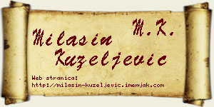 Milašin Kuzeljević vizit kartica